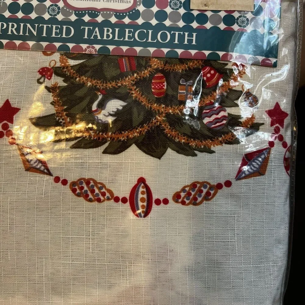 Vintage Magical Season Christmas Tablecloth 70